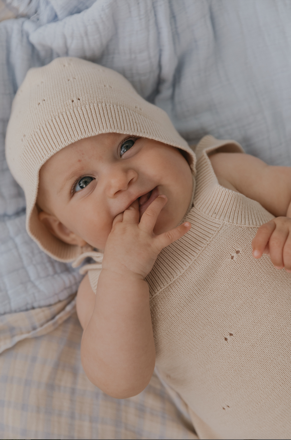 Cream Knitted Romper