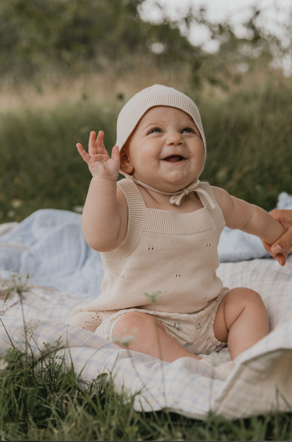 Cream Knitted Romper