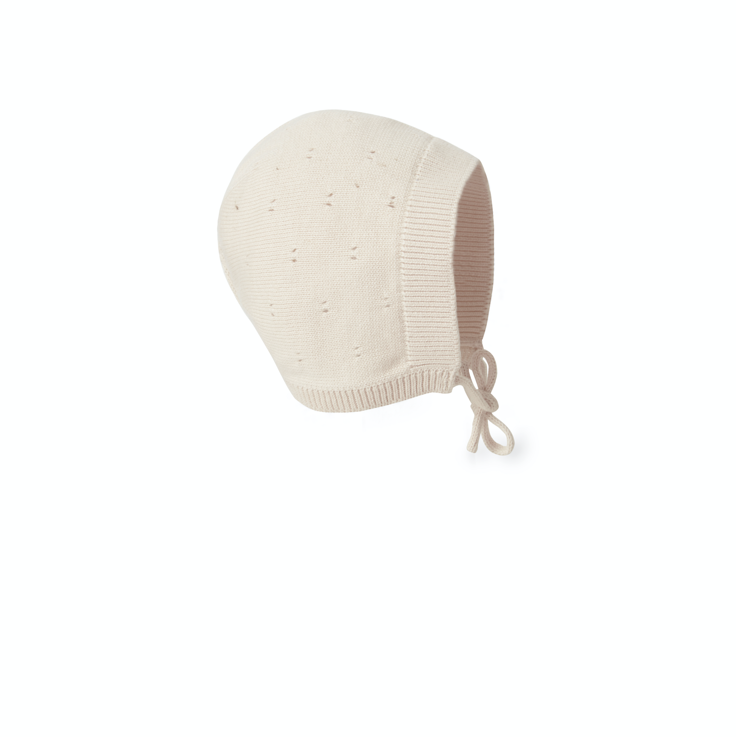 Cream Knitted Bonnet