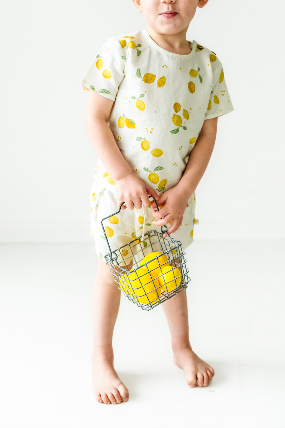 Organic Citron Top and Shorts Set