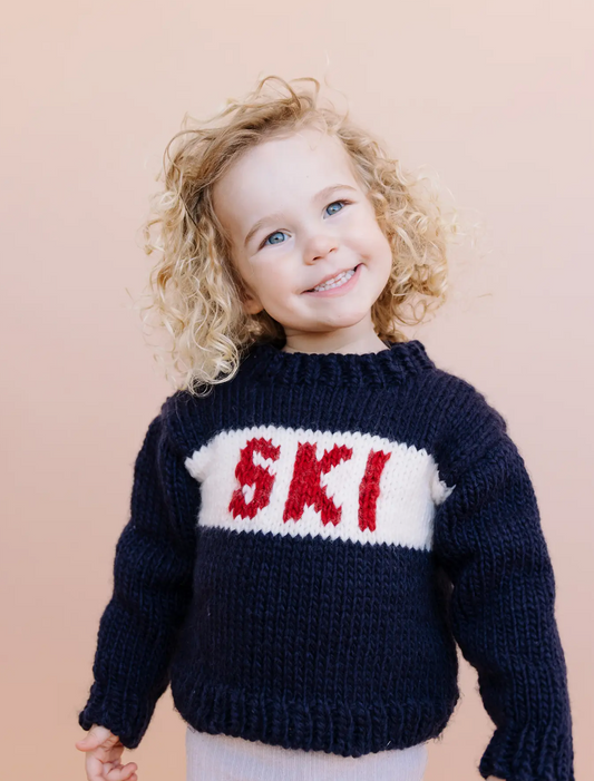 Ski Sweater, Navy