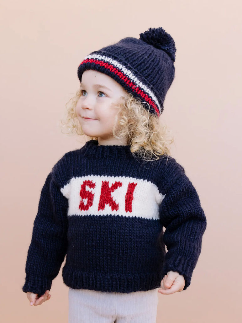 Ski Sweater, Navy