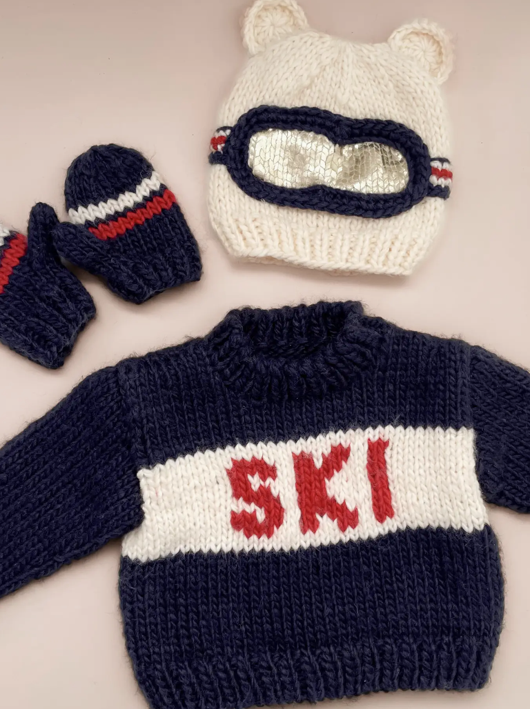 Ski Sweater, Navy